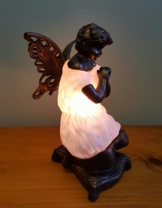 Praying Angel Memory Lamp