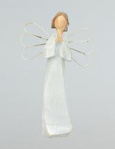 Praying Angel with Wire Wings 
