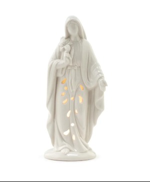 Praying Mary Led Light Statue