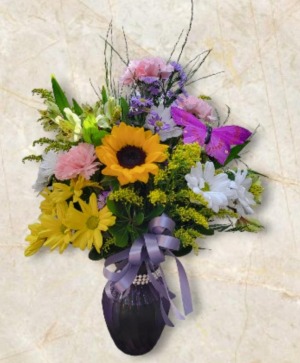 Precious As A Pearl  FHF-M219 Fresh Flower Arrangement (Local Delivery Area Only)