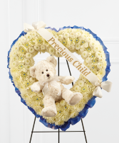 Precious Child Heart Wreath  
