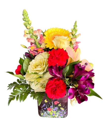 Precious Garden Flower Arrangament