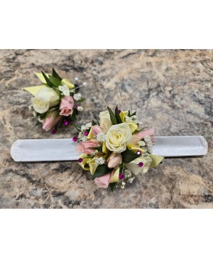 Precious In Pastel Prom Corsage or Matching Set