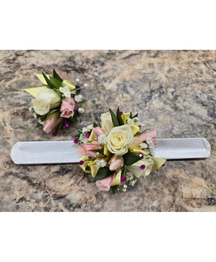 Precious In Pastel Prom Corsage or Matching Set