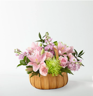Precious Petals Basket (Pick Your Color) 