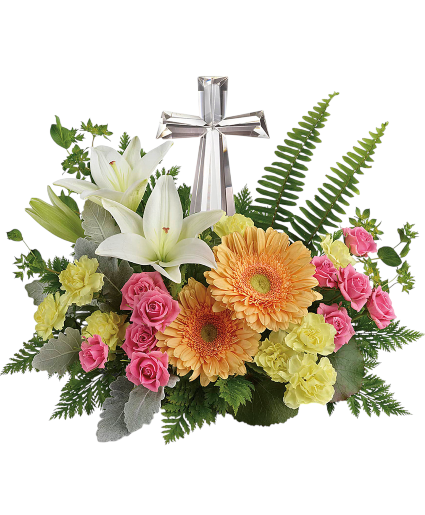 Precious Petals Crystal Cross Bouquet Crystal Cross Flowers