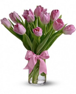 Precious Pink Tulips Tulips Only at Mom & Pop Flower Shop