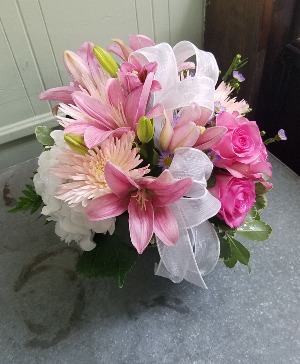 Precious Pinks Vase Arrangement