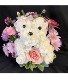 Precious Pup Carnation Puppy Arrangement