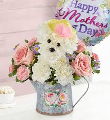 Precious Puppy Mother's Day Bouquet 