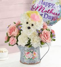 Precious Puppy Mother's Day Bouquet