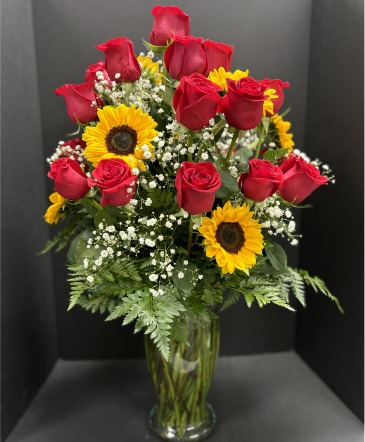 Premium 2 Dozen Rose Vase  in Kettering, OH | FLOWERAMA