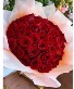 PREMIUM 36 long stem rose count wrapped  roses