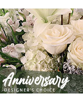 Anniversary Flowers Designer's Choice in Quincy, Florida | THE GREENERY FLORAL & TUXEDO PLACE