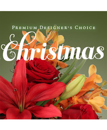 Premium Christmas Bouquet Designer's Choice in Spokane, WA | THE GILDED LILY