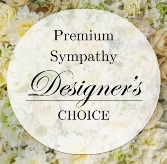 Premium Designer's Choice - All White Arrangement 
