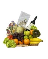 Premium Everything Gift Basket Potted Plant