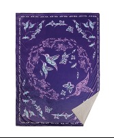 Premium Fleece Blanket, Hummingbird 
