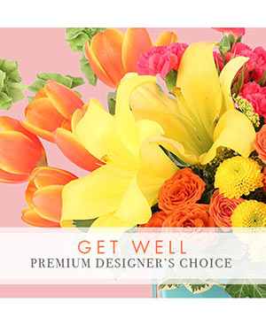 Get Well Flowers from Petal Pusher By Jennifer - local Oaktown, IN