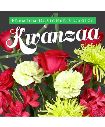 Premium Kwanzaa Florals Designer's Choice in Hillsboro, OR | FLOWERS BY BURKHARDT'S
