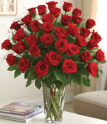 Premium Long Stem 36 Red Roses 