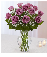 Premium Long Stem Lavender Roses 