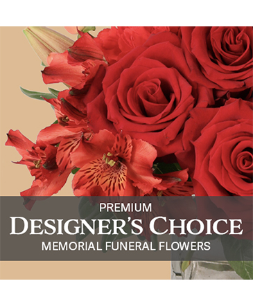 Premium Memorial Flowers Premium Designer's Choice in Van Alstyne, TX | MIDWAY FLORAL