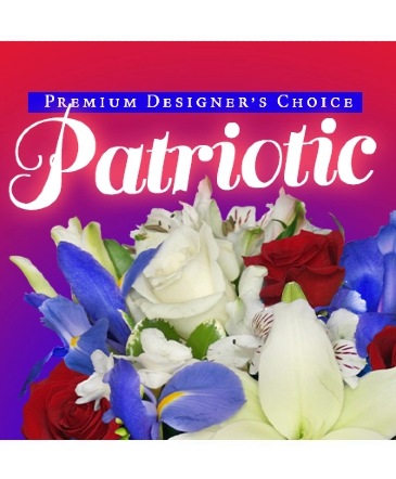Premium Patriotic Designer's Choice in Pensacola, FL | JUST JUDY'S FLOWERS, LOCAL ART & GIFTS