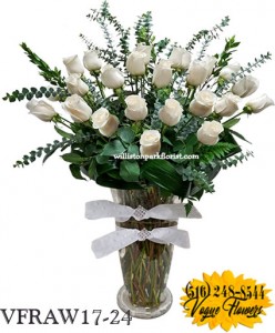 PREMIUM WHITE  ROSES  Floral Arrangement