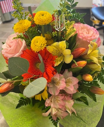 Premium Wrapped Bouquet Designer's Choice in Portland, MI | COUNTRY CUPBOARD FLORAL