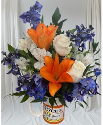 Prescription Joy Floral Mug Arrangement