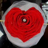 Preserved Rose Red Heart Preserved Rose