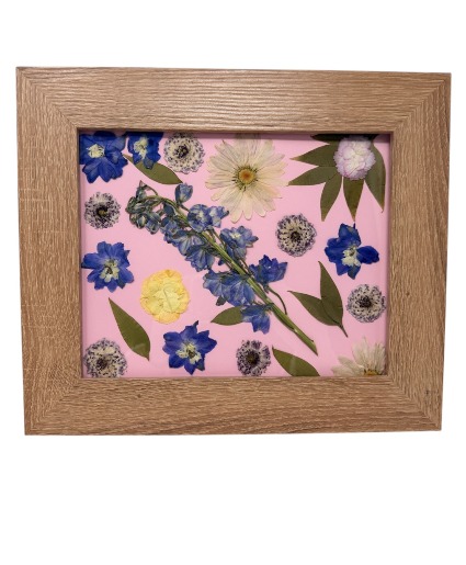 Pressed Floral Design 