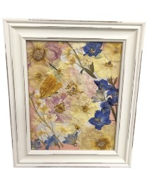 8X10 Pressed Floral Design 8X10
