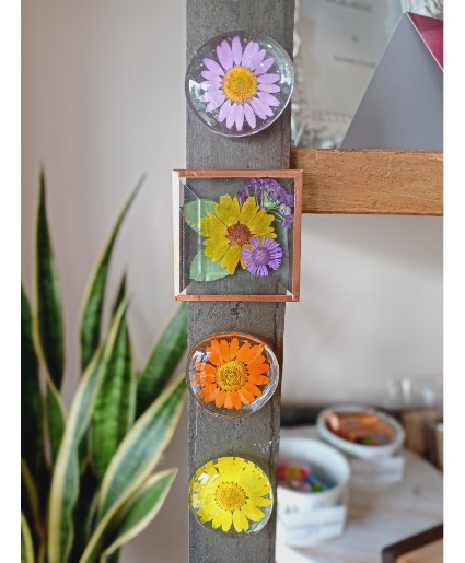 Pressed Flower Magnets 