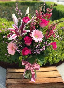  Prettiest Pink  Vase Arrangement