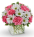Pretty as a Daisy Cube Vase Arrangement