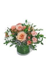 Pretty as a Peach Flower Arrangement