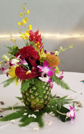 Pretty as a Pineapple  Wedding Floral Arrangements