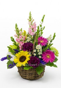 Pretty Basket fresh flowers