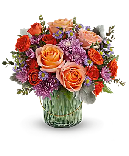 Pretty Blossoms Bouquet Garden Votive
