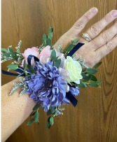 Pretty Blues and Pinks  Corsage