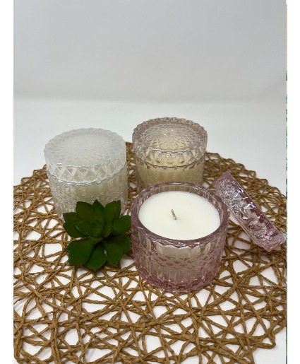 Pretty Glass Candles 
