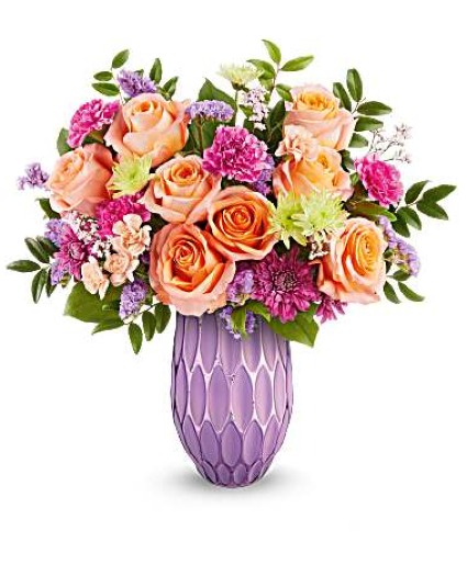 PRETTY GLOW FLOWER ARRANGEMENT