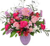 Pretty Glow Vase Arrangement
