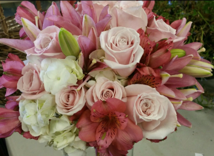 Pretty In Pink Bridal Bouquet