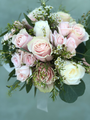Pretty In Pink Bridal Bouquet Wedding Flowers