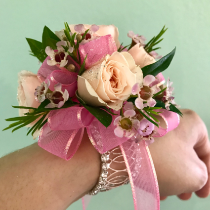 Pretty in Pink Corsage