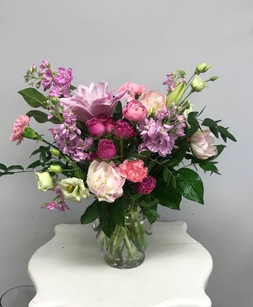 Valentines Extraordinary! garden style , medium size in Damariscotta, ME | Willow Rose Flower Shoppe