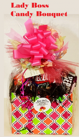Pretty in Pink! Happy Birthday Candy Bouquet